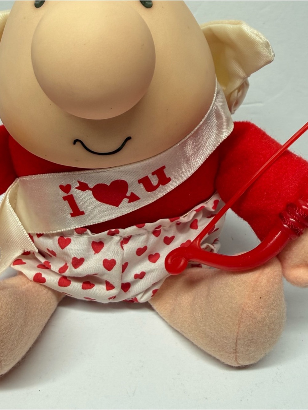 Vintage 1988 Valentine's Day Ziggy Cupid Plush Toy by American Greetings W Tags - Picture 9 of 11
